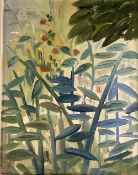 GEORGE S WISSINGER C20th, oil, English Garden 2007, 44.5 x 34.5cm , framed, Condition: Good