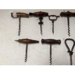 Quantity of Antique corkscrews (10)