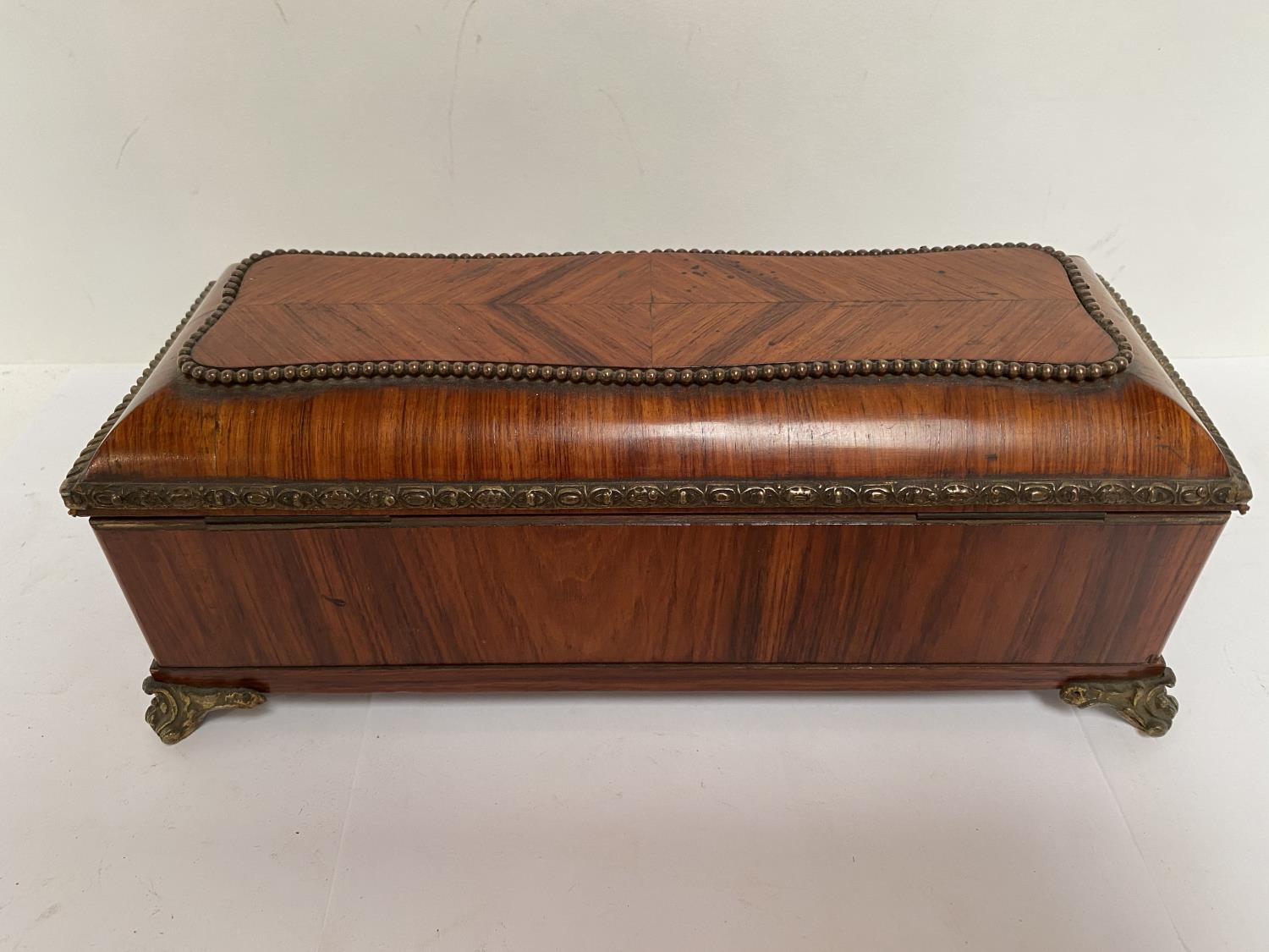 Good French C19th Kingswood glove box with ormolu mounts approx. 30cm L x 12cm H Condition: - Image 3 of 6