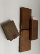 3 leather bound volumes, The Abbot, The Monastery, Tales of my Landlord Condition very worn ;