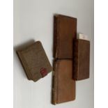 3 leather bound volumes, The Abbot, The Monastery, Tales of my Landlord Condition very worn ;