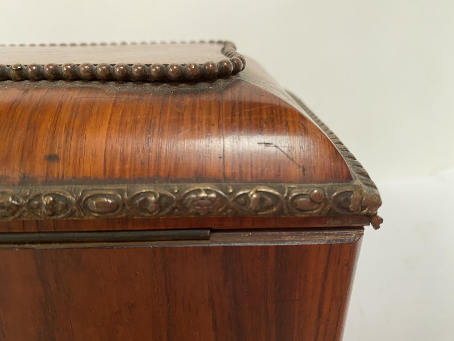 Good French C19th Kingswood glove box with ormolu mounts approx. 30cm L x 12cm H Condition: - Image 4 of 6