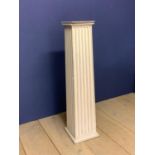 White painted wooden stand/torchere