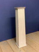 White painted wooden stand/torchere