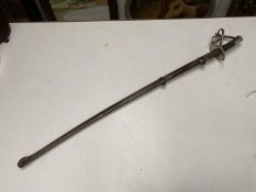 C19th French Cavalry Sword, 117cm L approx. see images for details