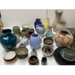 Collection of studio/pottery wares, Condition - see images, some general wear