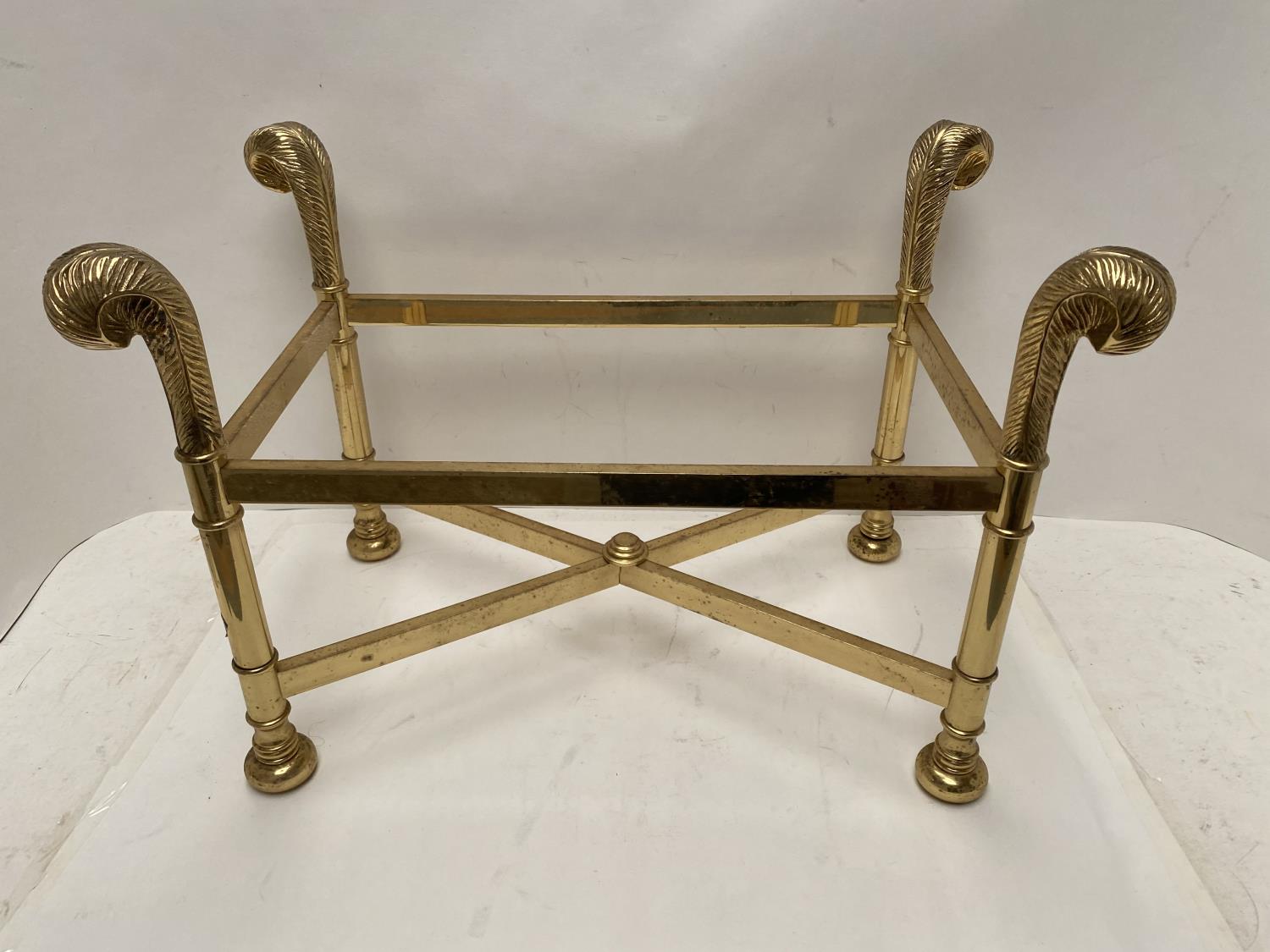 Heavy brass stand - some wear