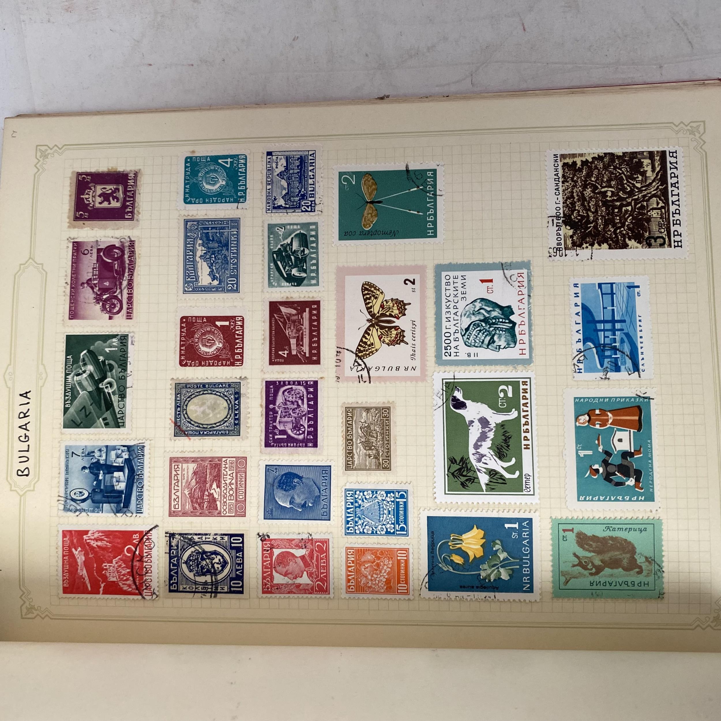 2 stamp albums: World Stamps, & an autograph book - Image 9 of 14