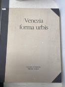 Large cased set of detailed photographs & plans of Venice "Venezia Forma Urbis". Condition: some