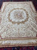 Large needlepoint rug, 267 x 367 Condition some wear and losses to edges