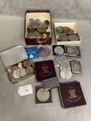 Large collection of C19th & C20th coinage and plated vesta case