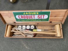 Jaques Crocket Set in box, as found