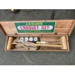 Jaques Crocket Set in box, as found