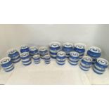 Qty of T G Green & Co Cornish kitchen wear, pots & lids 16 in total, Condition: 6 with some minor