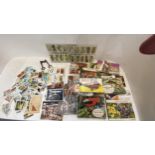 Quantity of cigarette cards and post cards