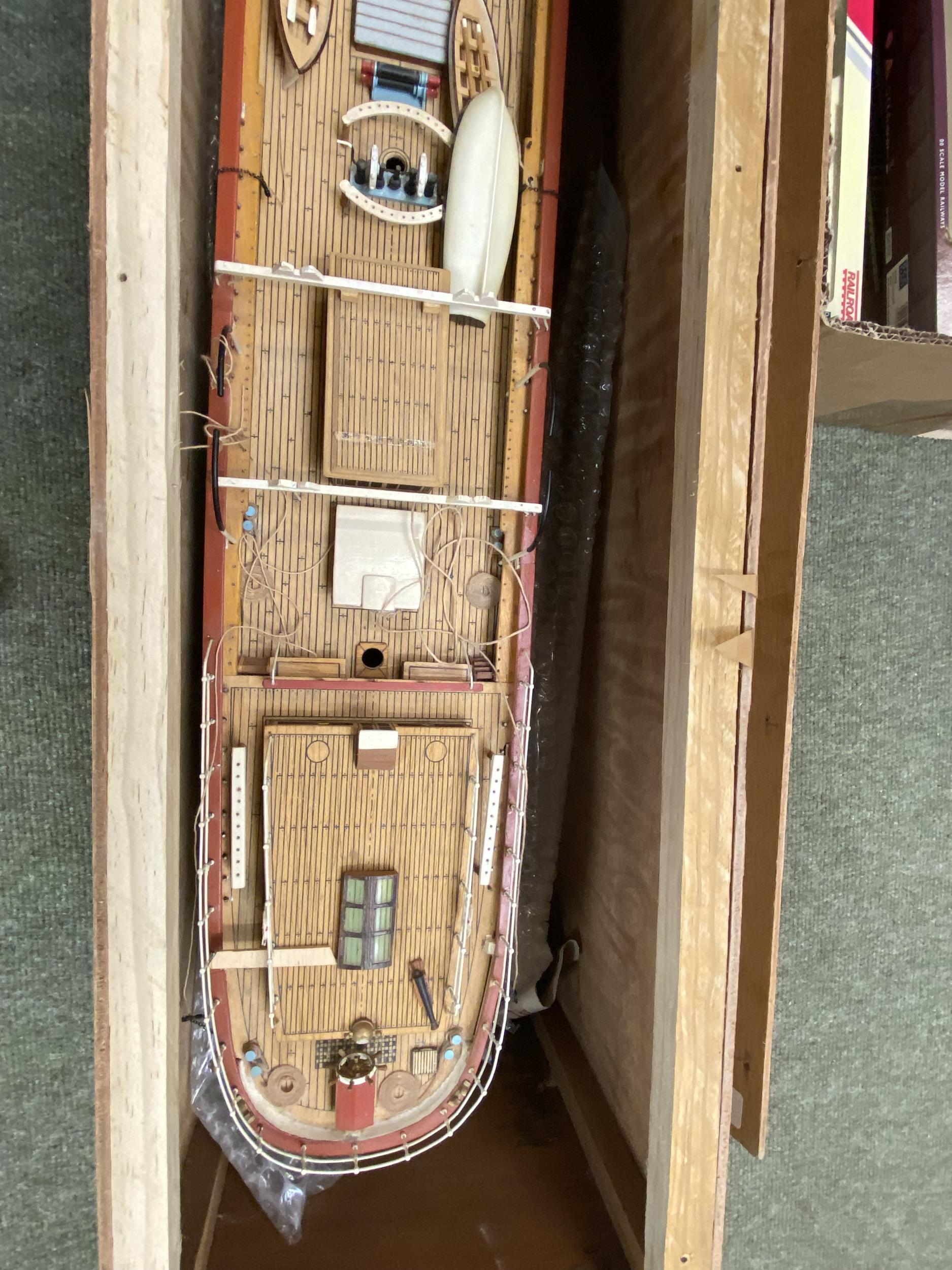 Part scratch built Cutty Sark Billing & Bowls & 2 Hornby The Pete Waterman collection OO scale model - Image 4 of 6