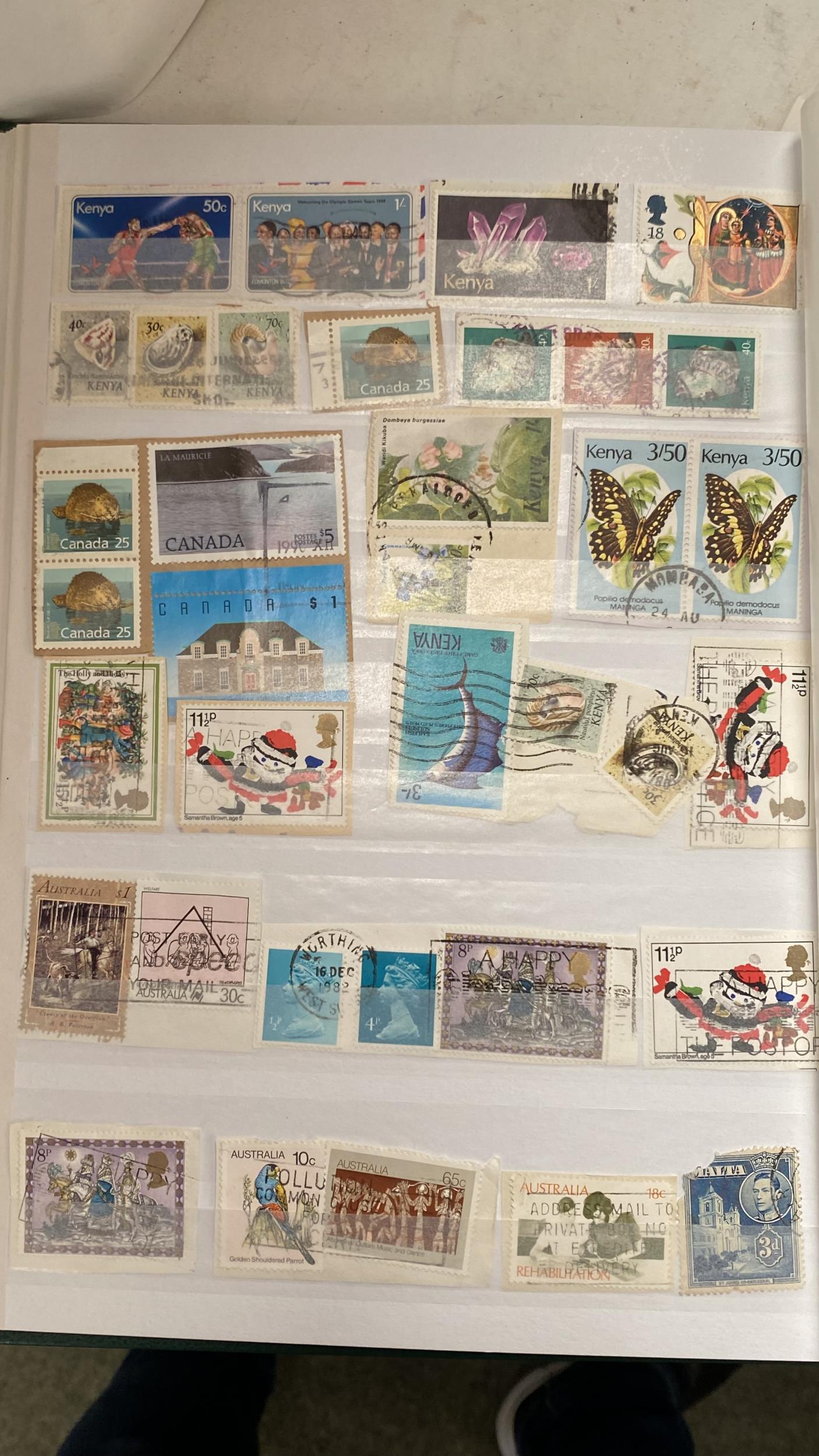 Quantity of stamps in album, camera, binoculars, carriage clock etc, all as found - Image 3 of 7