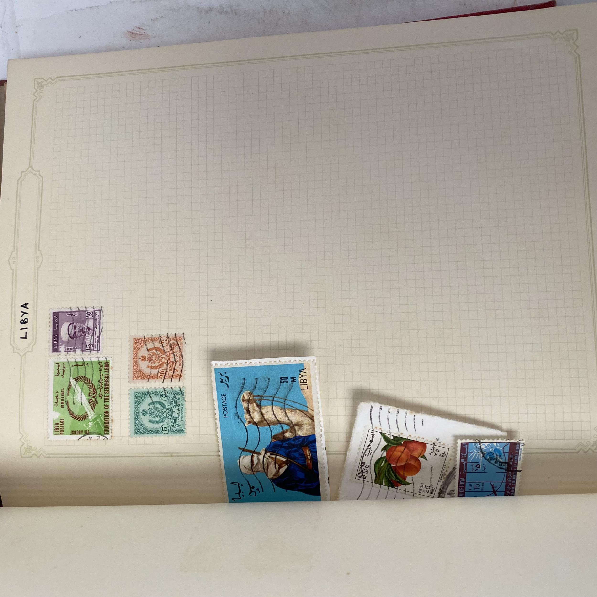 2 stamp albums: World Stamps, & an autograph book - Image 7 of 14