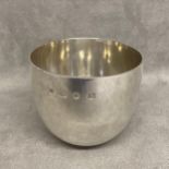 Modern silver tumbler cup, London 1998, 7oz