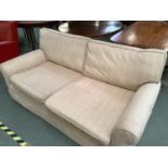 Beige Sofa 198 cm wide x 99 cm depth Condition: some stains/marks