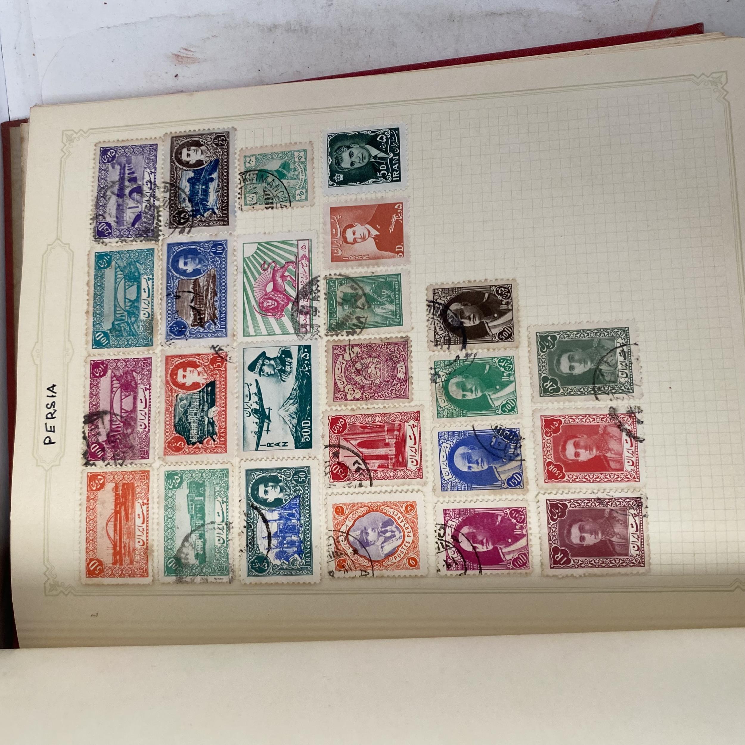 2 stamp albums: World Stamps, & an autograph book - Image 5 of 14