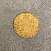 Full gold sovereign, 1845