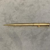 9CT Gold "Yard o Lead" propelling pencil, 27grams gross weight