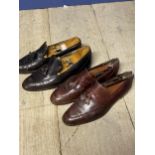 Gentleman's leather shoes, New & Lingwood size 9, some wear to soles and heels, in used condition