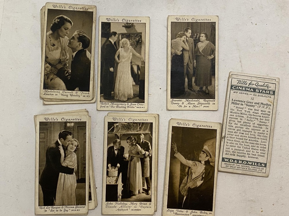 Qty of Wills cigarette cards including Pubs around the Shire, Cinema Stars, Flowers, Cycling, From - Image 9 of 26