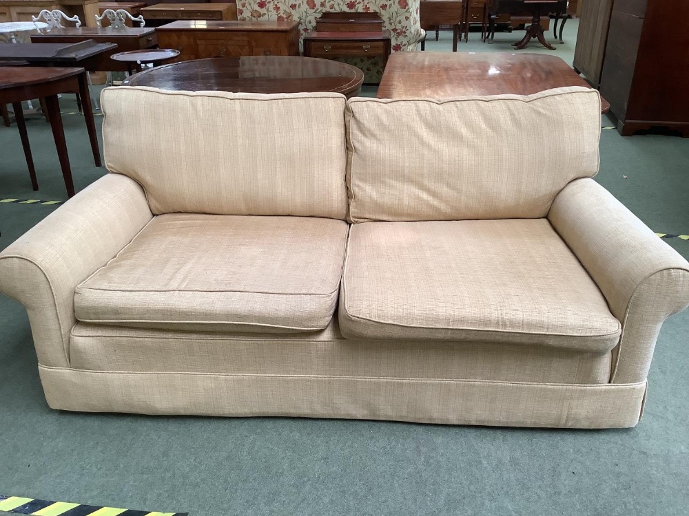 Beige Sofa 198 cm wide x 99 cm depth Condition: some stains/marks - Image 2 of 2
