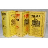 Wisden Cricketers' Almanack 1949, 1972 and 1982. The latter two are original hardback editions,