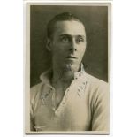 Sidney Ernest Rowland Castle. Tottenham Hotspur 1919-1920. Excellent mono real photograph postcard