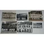 Tour team photographs 1955-1974. Five official mono press photographs of touring parties to England.