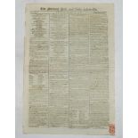 'The Morning Post and Daily Advertiser'. Friday 14th September 1787. Original 4pp broadsheet