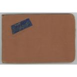 Cricket autographs 1950s-1960s. Brown autograph album comprising an excellent selection of approx.