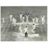 England v Australia, 5th Test, The Oval 1968. Original iconic mono press photograph from the Test