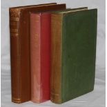 P.G.H. Fender. Two titles by Fender. 'Defending the Ashes', London 1921. Original green cloth,