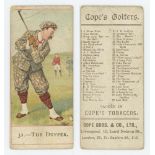 Golf cigarette cards. 'Cope's Golfers' 1900. Cope Bros. & Co., Liverpool. Card no. 31 'The