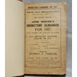 Wisden Cricketers' Almanack 1911. 48th edition. Original paper wrappers, bound in light brown boards