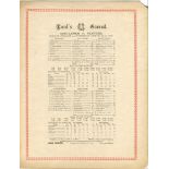 'Lord's Centenary 1814-1914'. Large original commemorative printed scorecard for the Centenary in