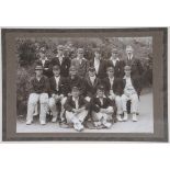 Yorkshire C.C.C. 1923/24. Official mono photograph of the Yorkshire team seated and standing in rows