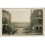 'Entrance to Spurs Ground, Tottenham' date uncertain, c1915/16. Mono real photograph postcard of the