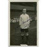 Frederick Ingram Walden. Tottenham Hotspur 1913-1924. Early mono real photograph postcard of Walden,