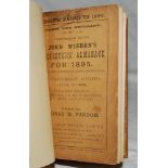 Wisden Cricketers' Almanack 1895. 32nd edition. Original paper wrappers, bound in light brown boards
