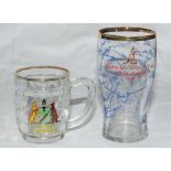 Australia 1956. Rare commemorative glass one pint glass produced to commemorate the Australian