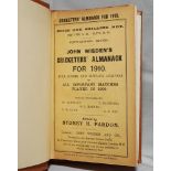 Wisden Cricketers' Almanack 1910. 47th edition. Original paper wrappers, bound in light brown boards