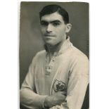 George William Greenfield. Tottenham Hotspur 1931-1934. Mono real photograph plain back postcard