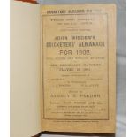 Wisden Cricketers' Almanack 1902 and 1903. 39th & 40th editions. Both editions with faults. The 1902