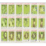 Golf cigarette cards. '3 Jovial Golfers' 1934. W.A. & A.C. Churchman. Full set of thirty six cards