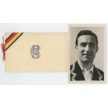 Denis Charles Scott Compton. Middlesex & England 1936-1958. Official M.C.C. Christmas card from